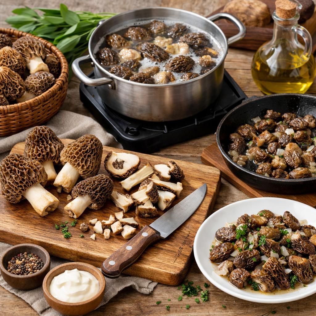 Как приготовить сморчки