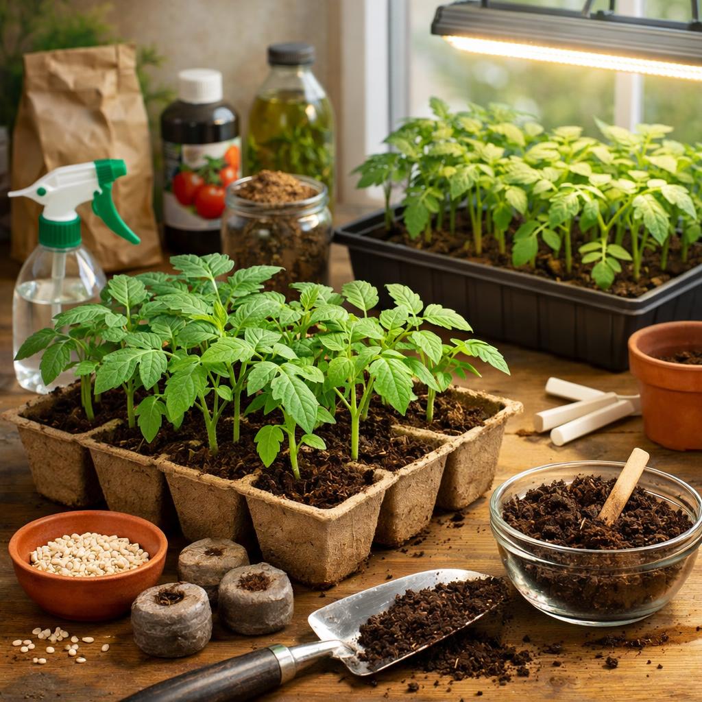 Рассада помидоров 