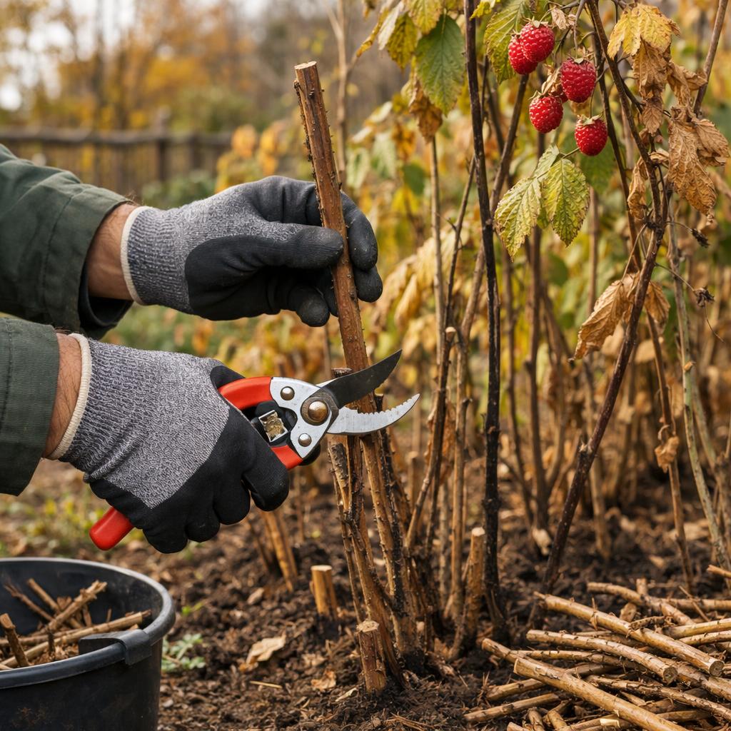 Как правильно обрезать малину осенью на приусадебном участке