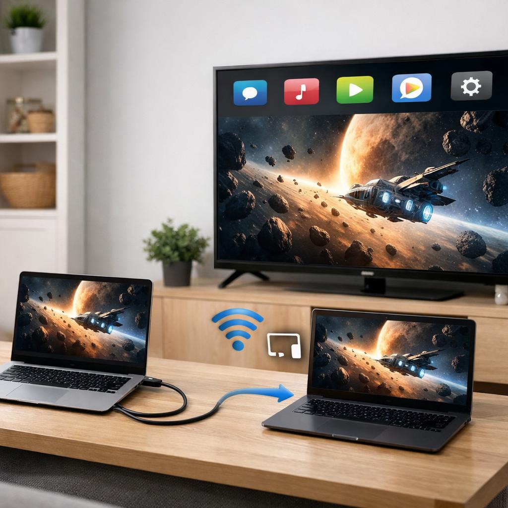 Как подключить ноутбук к телевизору SmartTV