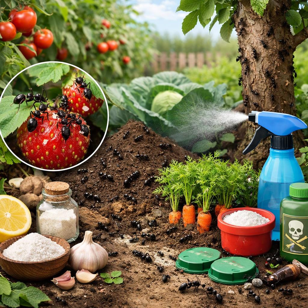 Как избавиться от муравьев в саду и огороде