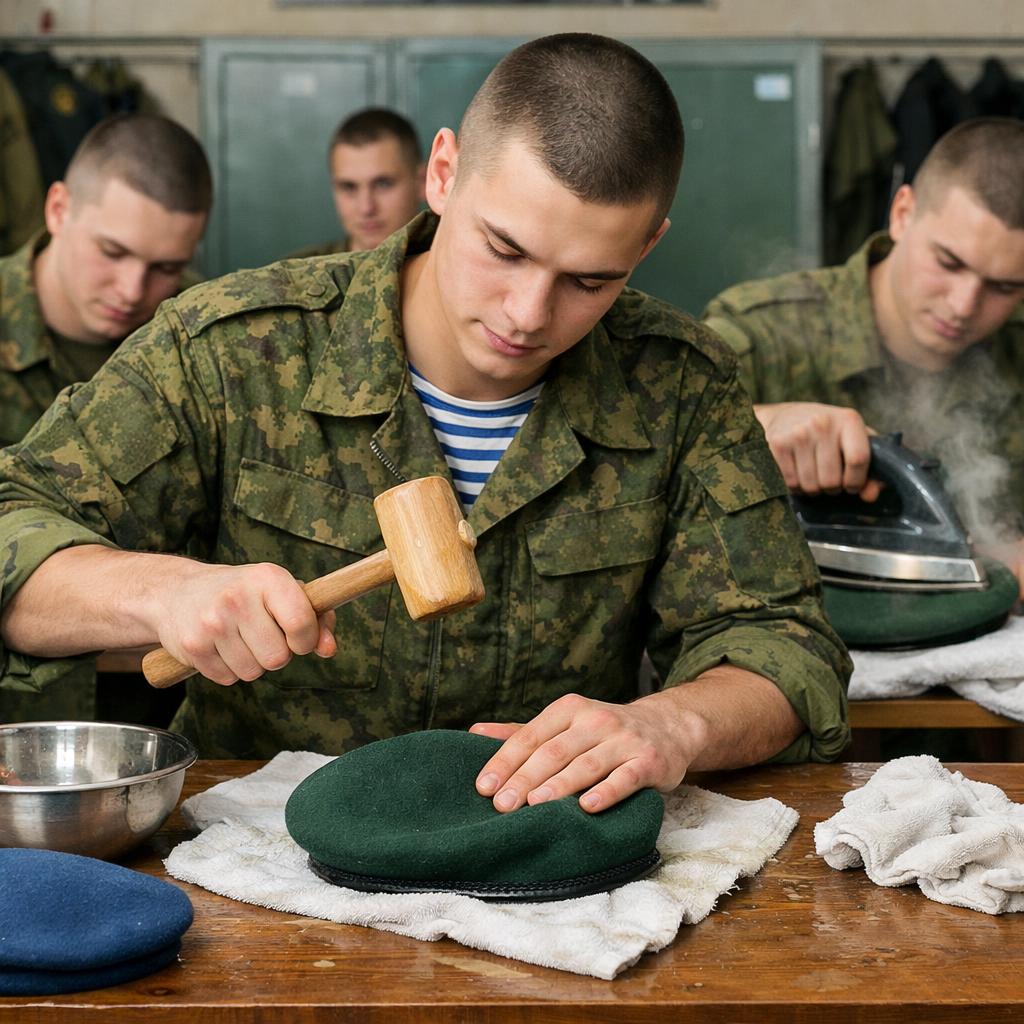 Армейские штучки. Отбиваем берет Армейские штучки. Отбиваем берет