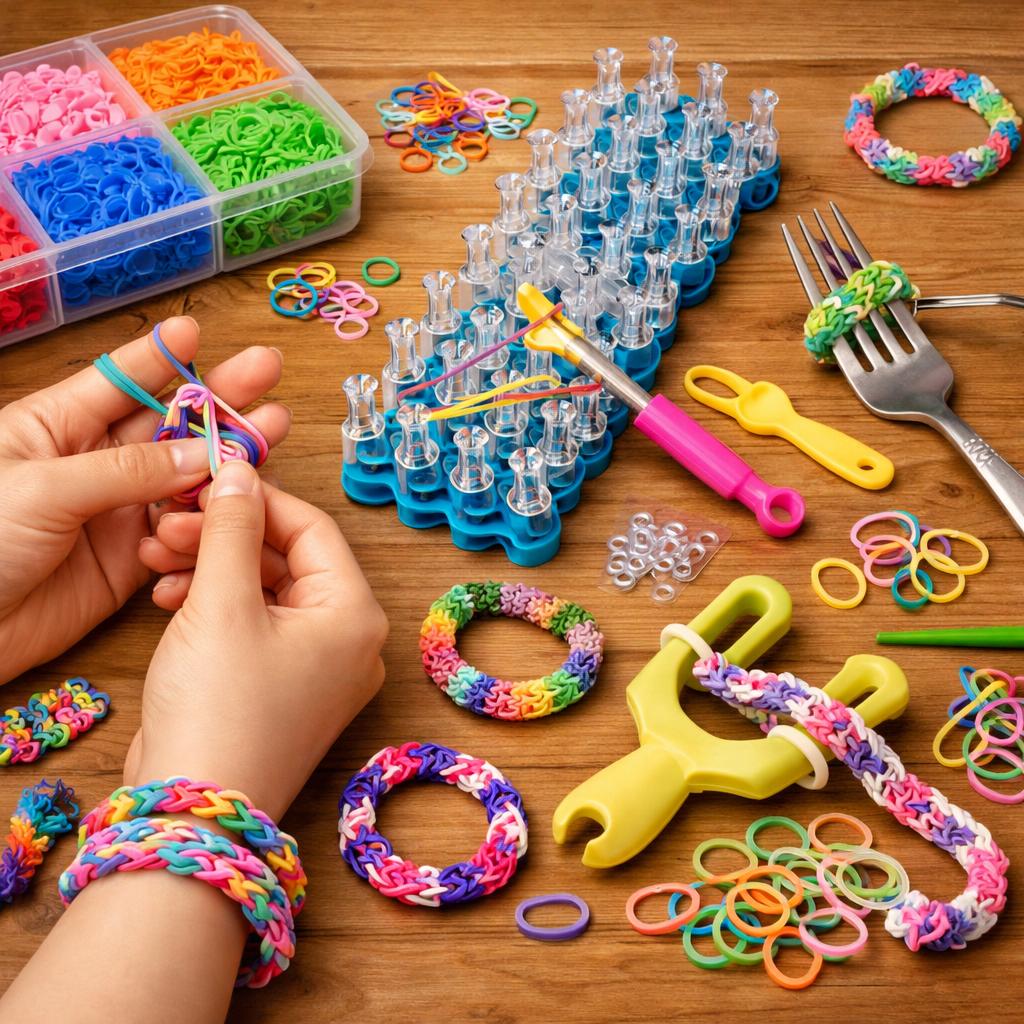 Узнайте, как плести браслеты из резиночек