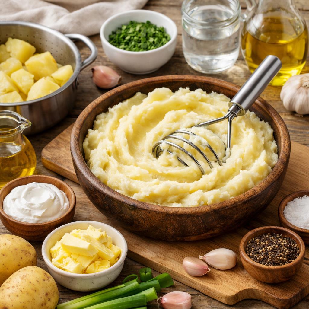 Как приготовить пюре без молока