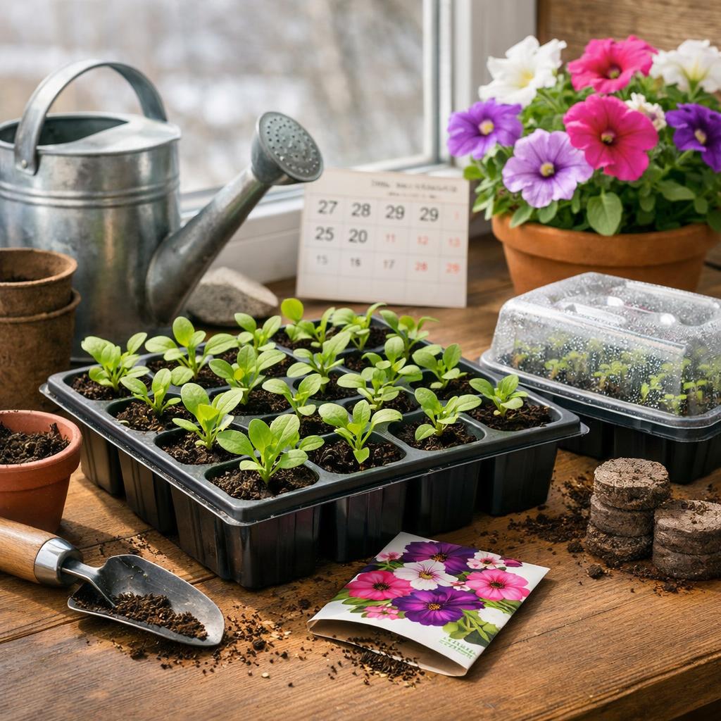 Когда сажать петунию на рассаду в 2016 году