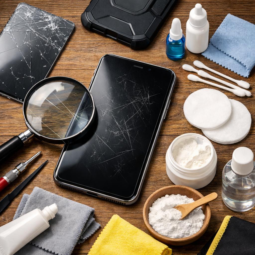 Как избавиться от царапин на экране смартфона