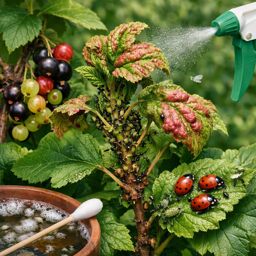 Как бороться с тлей на смородине