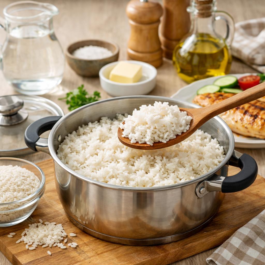 Узнайте, как правильно варить рис, чтобы он был рассыпчатым