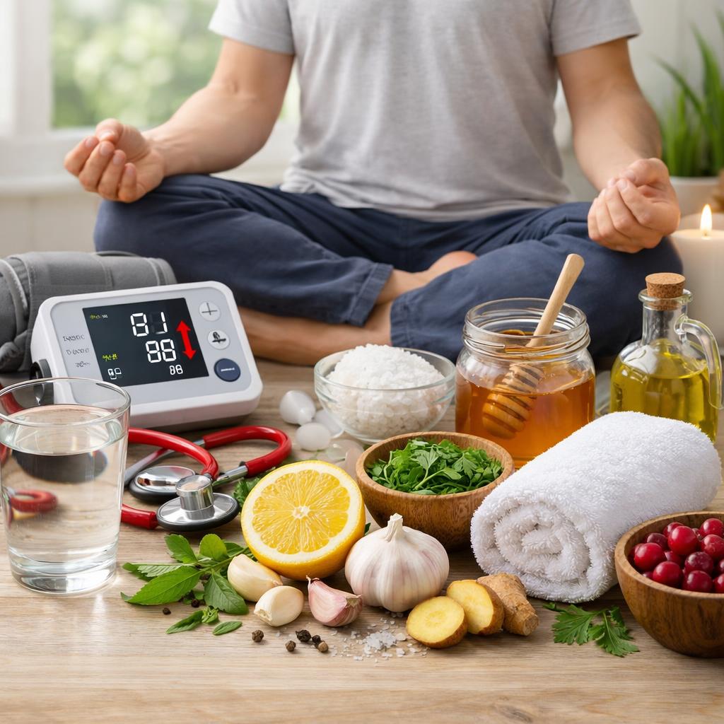 Как понизить давление в домашних условиях быстро