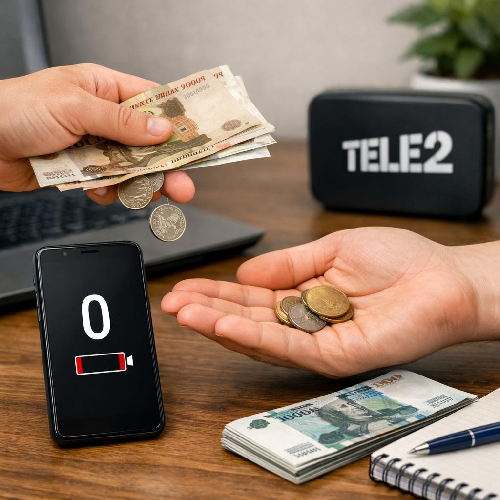 Как взять в долг на Теле2