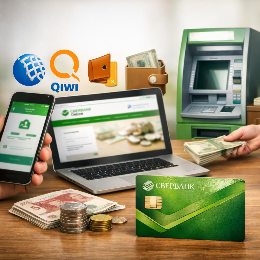 Как перевести деньги на карту Сбербанка
