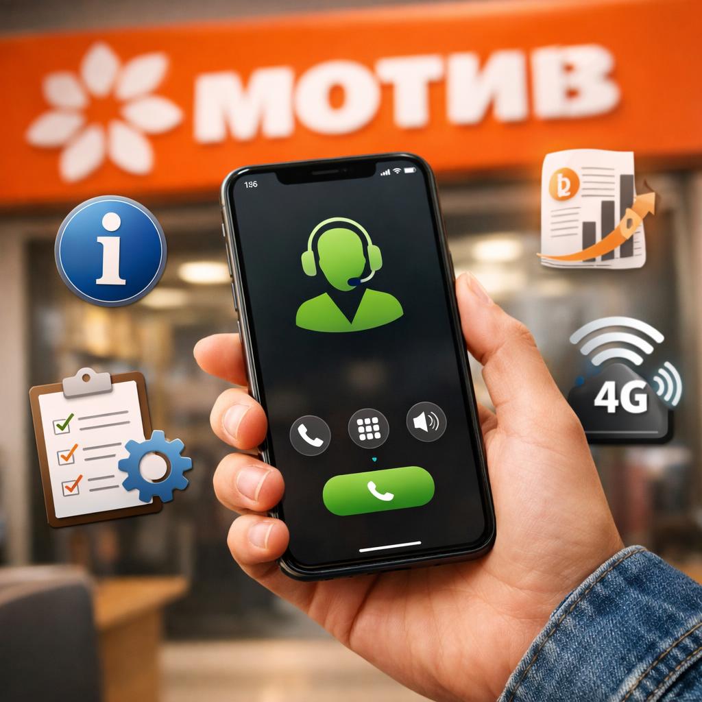Как позвонить оператору Мотив