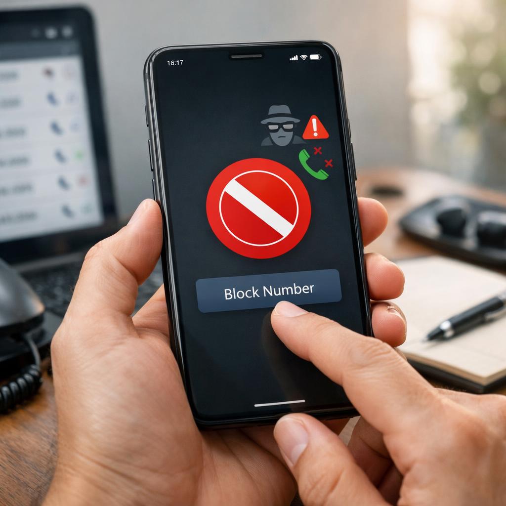 Можно легко заблокировать номер телефона, чтобы не звонили