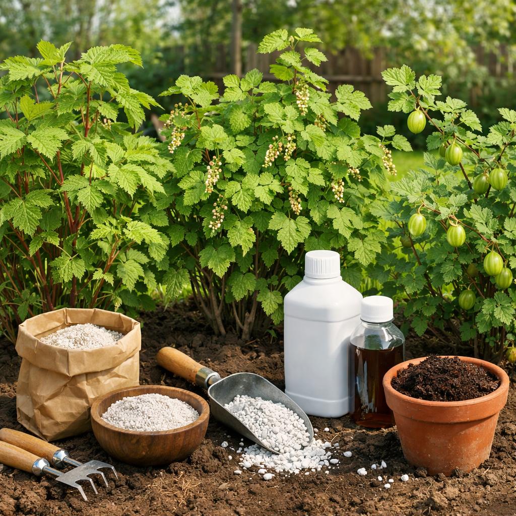 Чем подкормить смородину, малину и крыжовник весной
