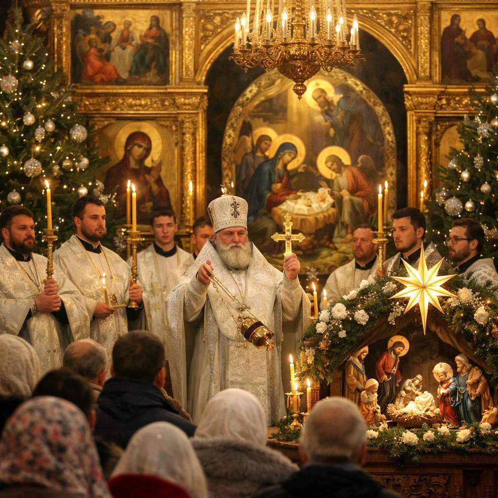 Как проходит православное богослужение на Рождество Христово