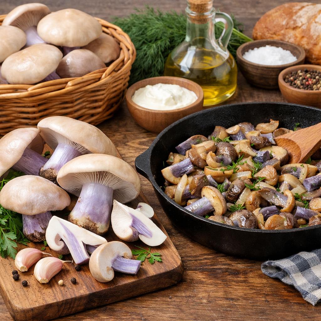 Как приготовить грибы синеножки