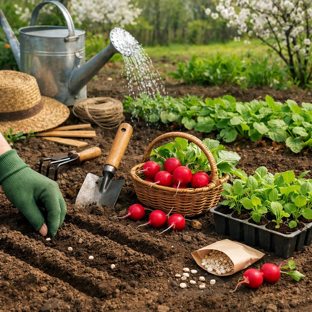 Когда сажать редиску весной в открытый грунт