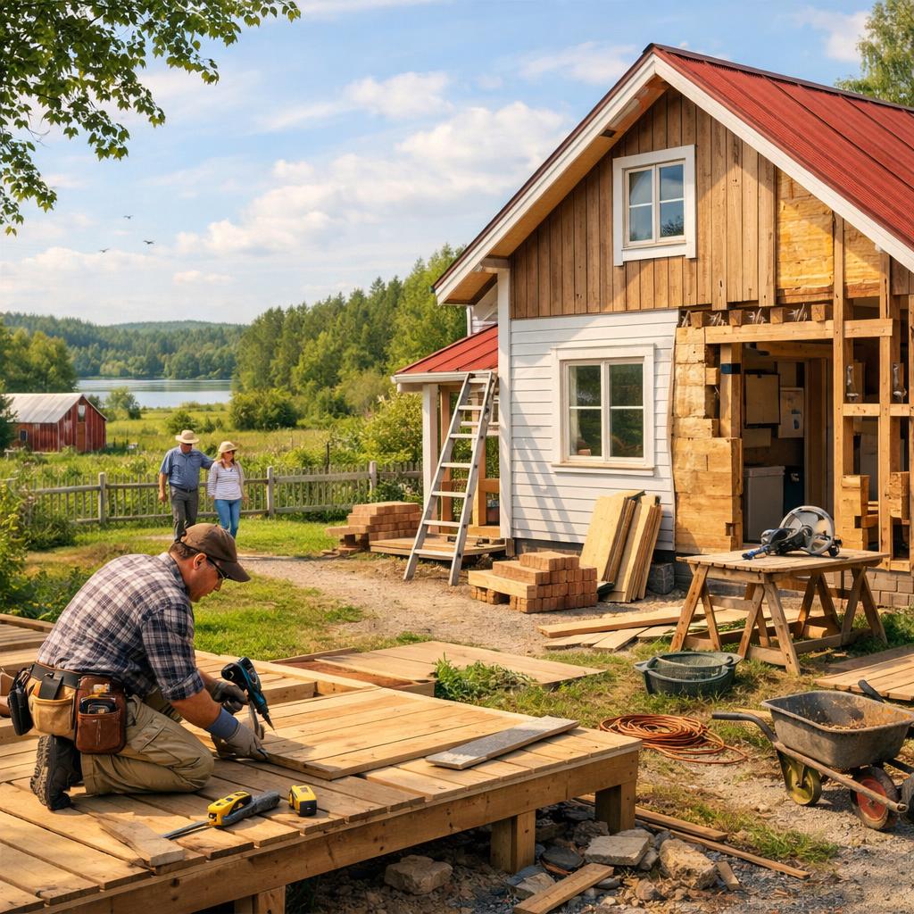 Особенности ремонта частного дома