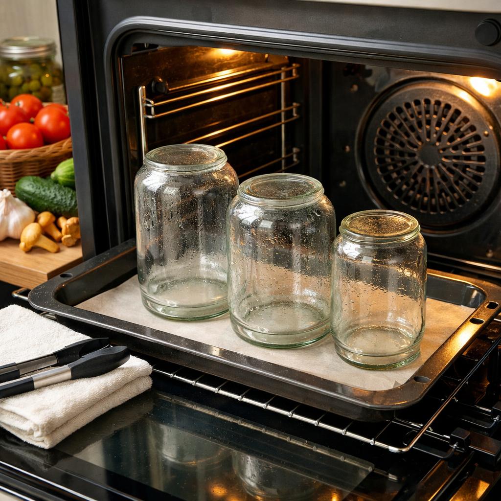 Как стерилизовать банки в духовке Как стерилизовать банки в духовке