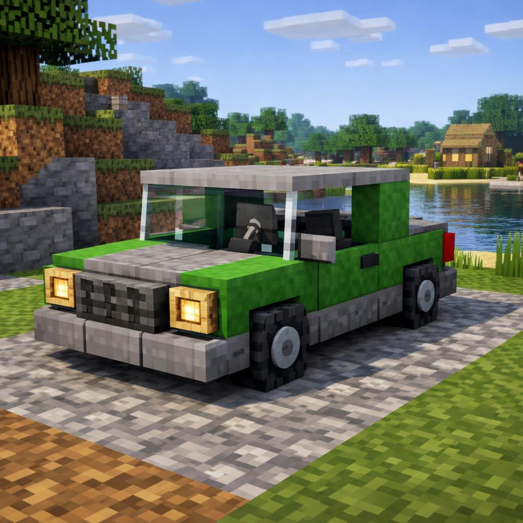 Как сделать в майнкрафте машину без модов