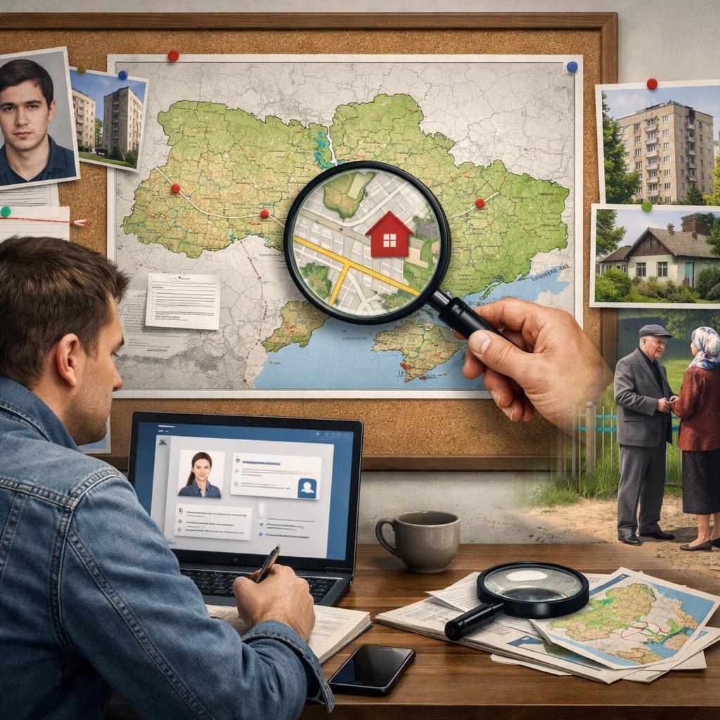 Как найти адрес человека по фамилии в Украине