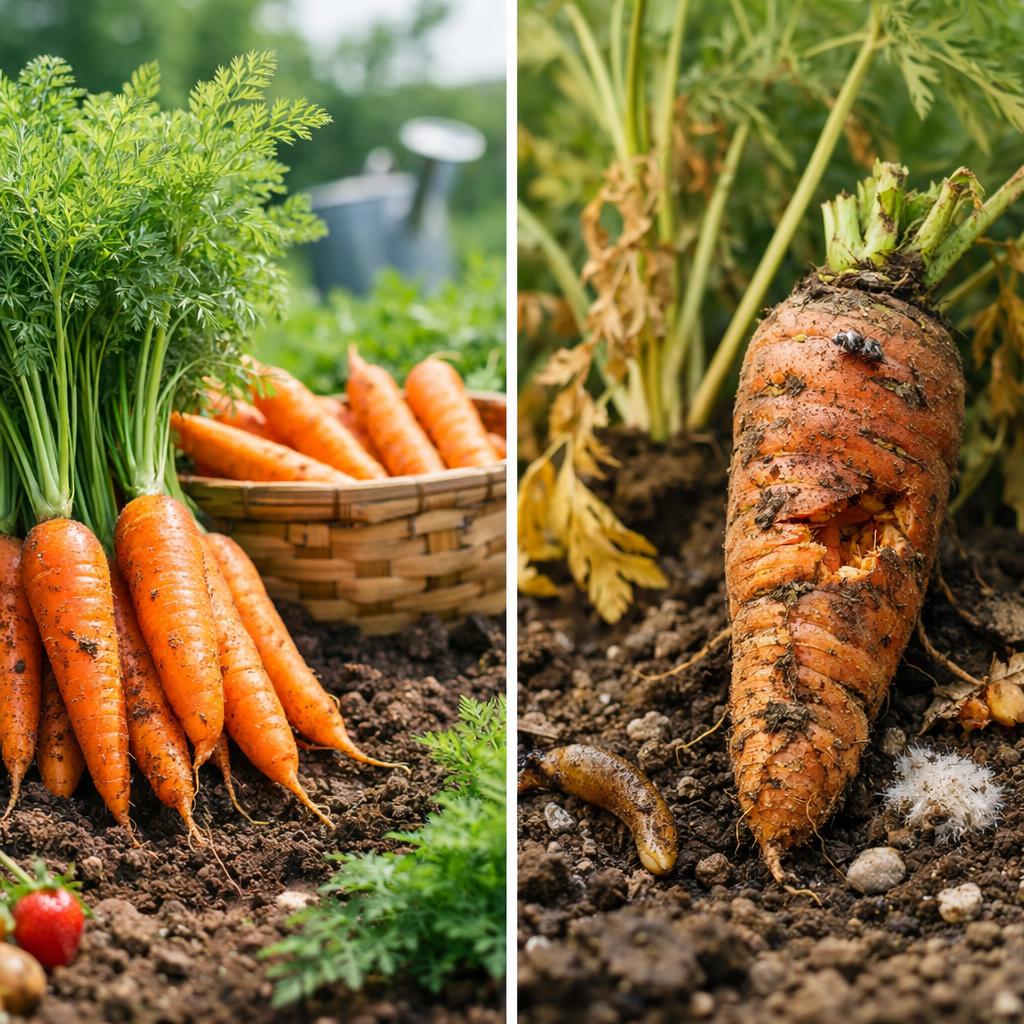 Почему морковь вырастает горькой