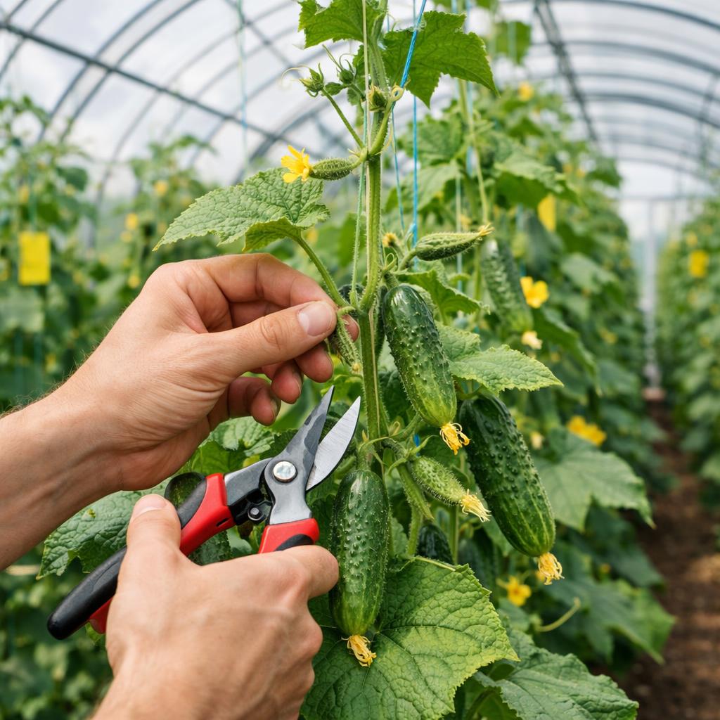 Как пасынковать огурцы в теплице Как пасынковать огурцы в теплице