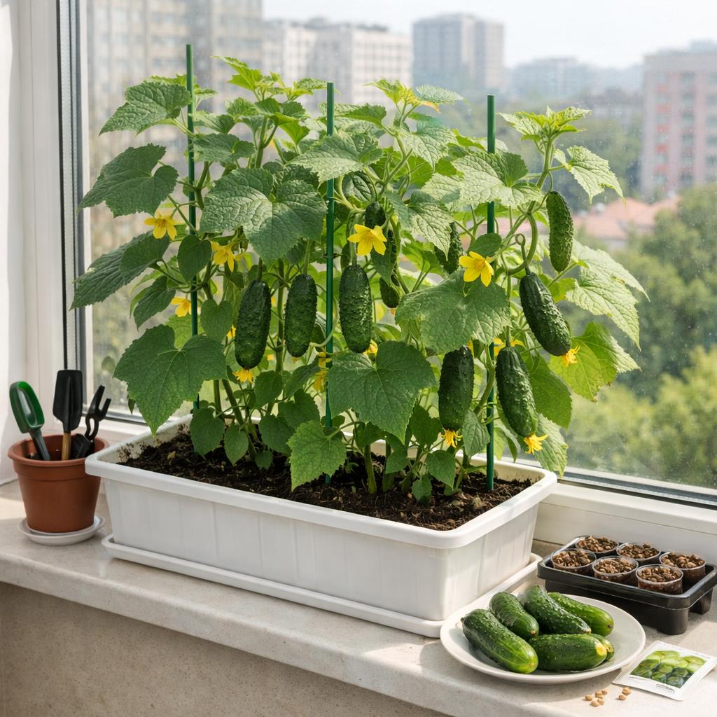 Как выращивать огурцы дома на подоконнике Как выращивать огурцы дома на подоконнике
