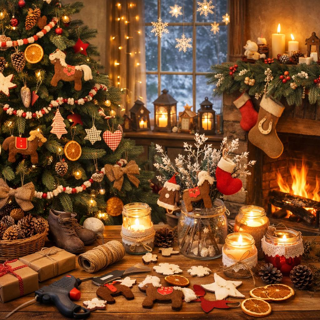 Как украсить дом к Новому Году 2014 своими руками Как украсить дом к Новому Году 2014 своими руками