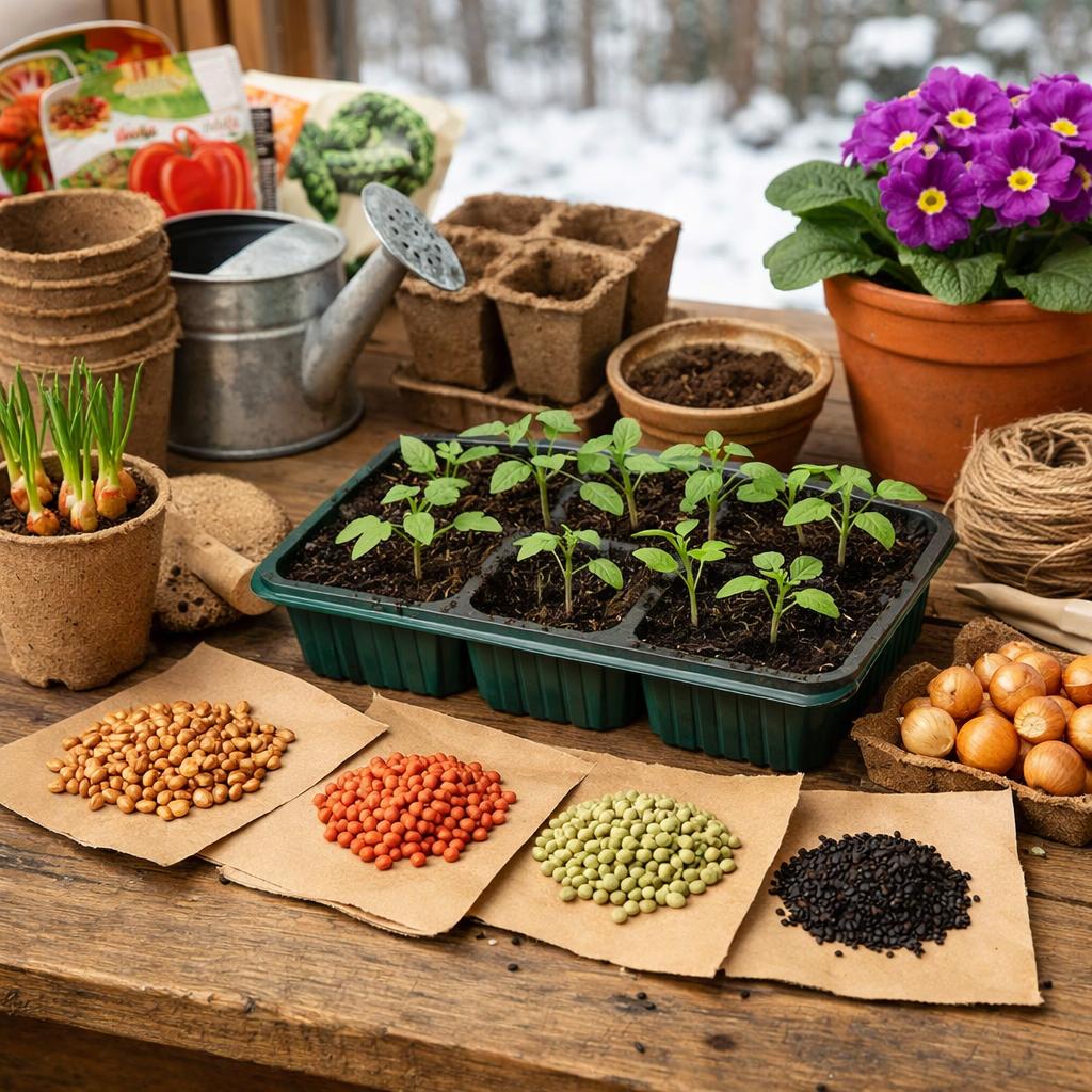 Какие семена нужно посадить в феврале