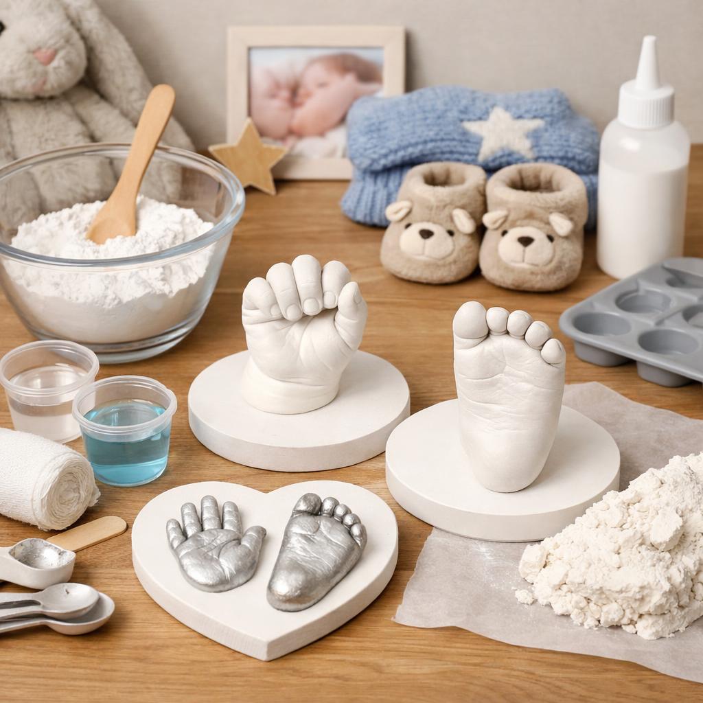 Слепки ручек и ножек