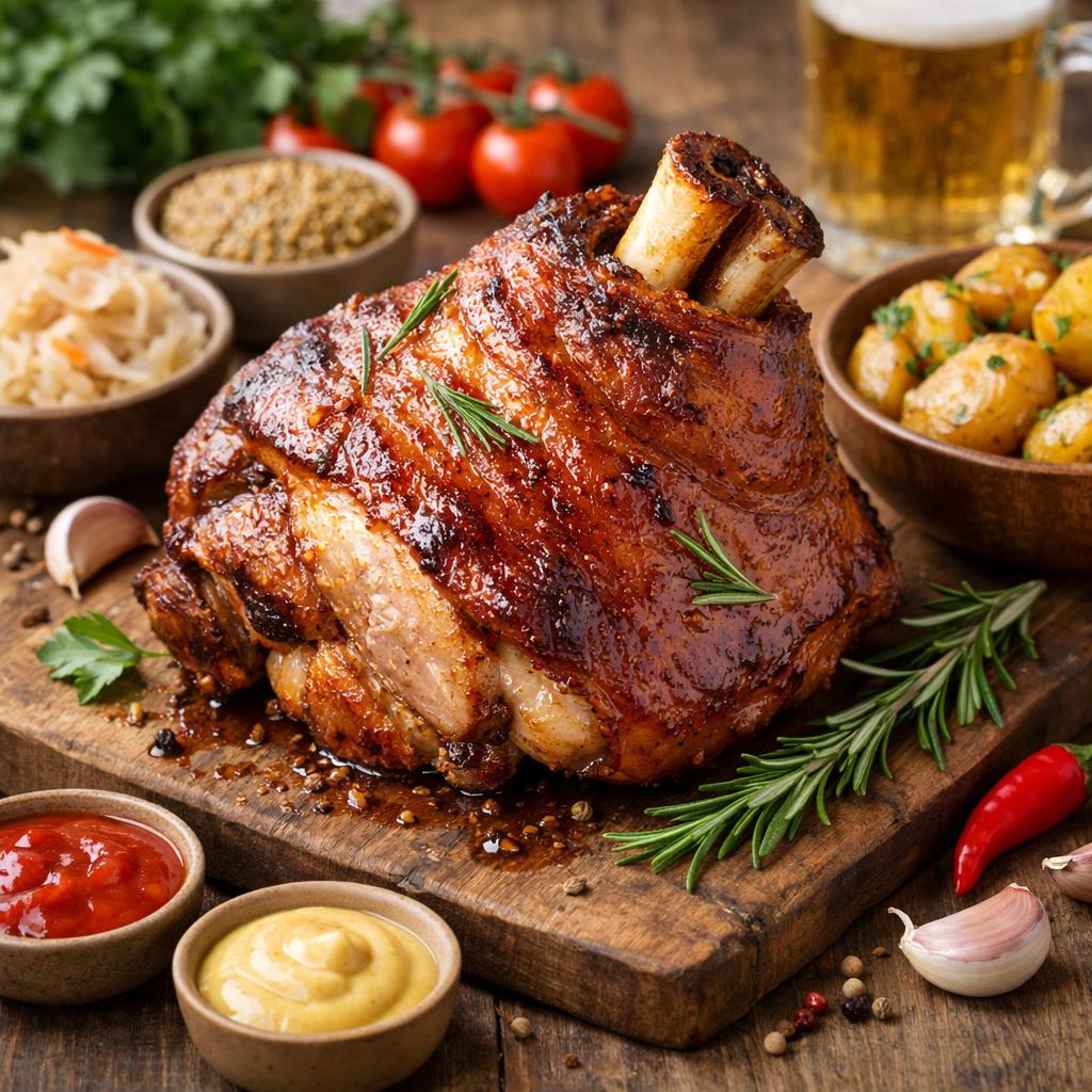 Как приготовить свиную рульку Как приготовить свиную рульку