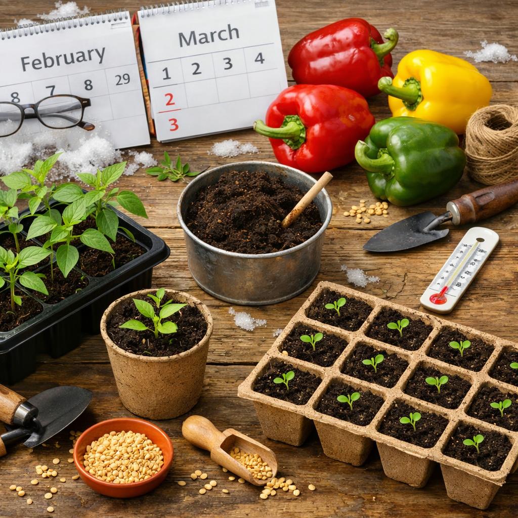 Когда нужно сажать сладкий перец на рассаду