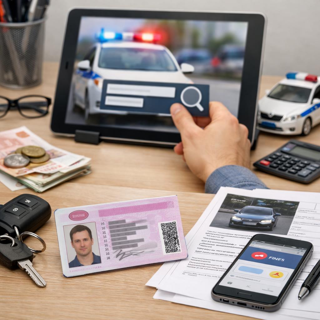 Попробуйте узнать штрафы ГИБДД по номеру водительского удостоверения