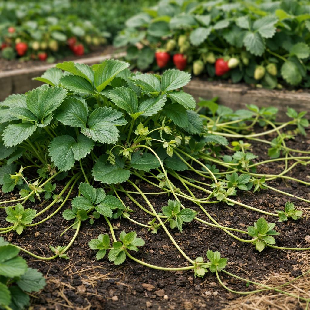 Почему клубника не цветет, а дает только усы