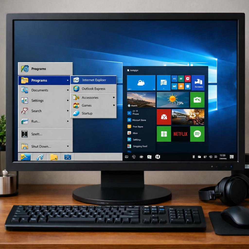 Классическое меню "Пуск"