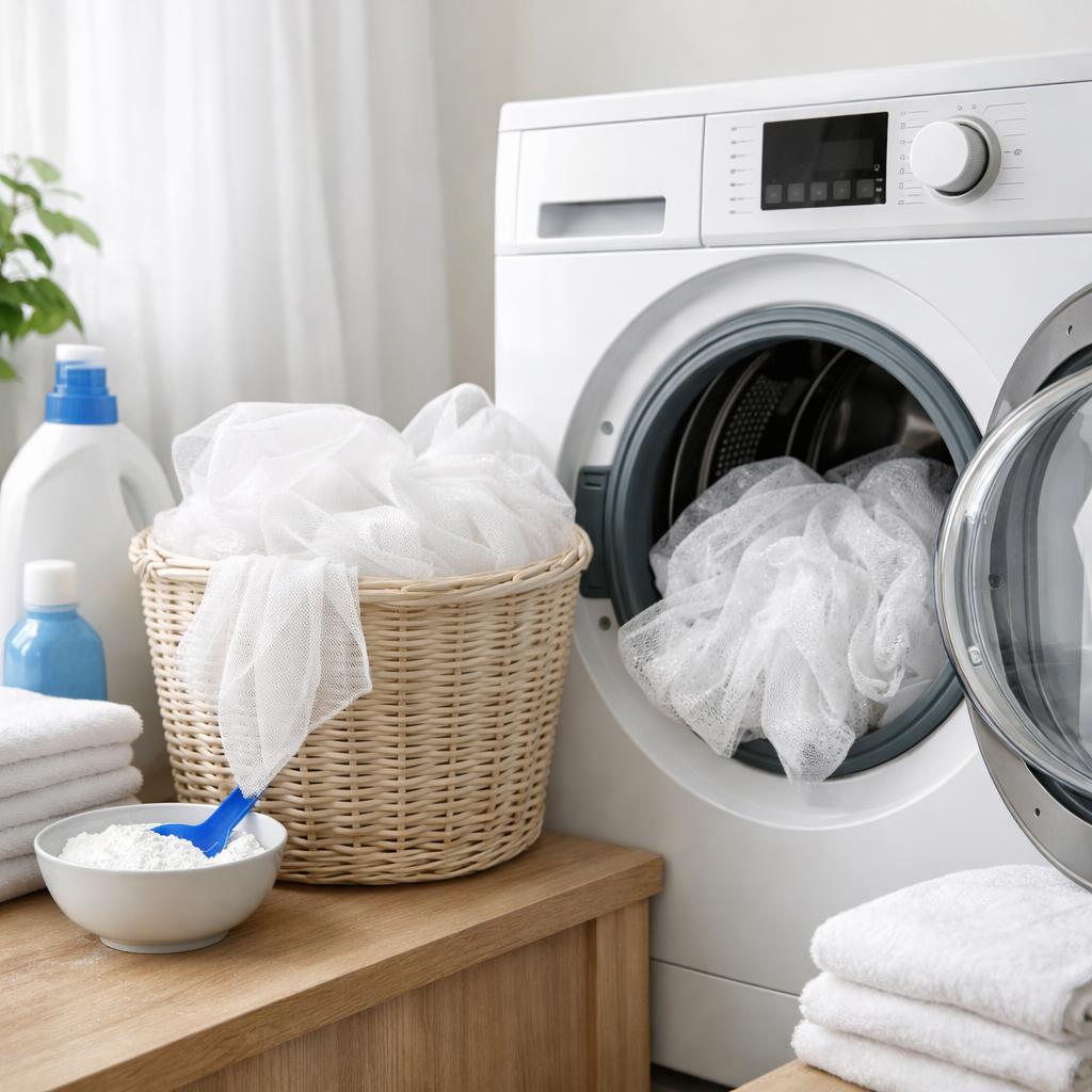 Как правильно стирать тюль в стиральной машине