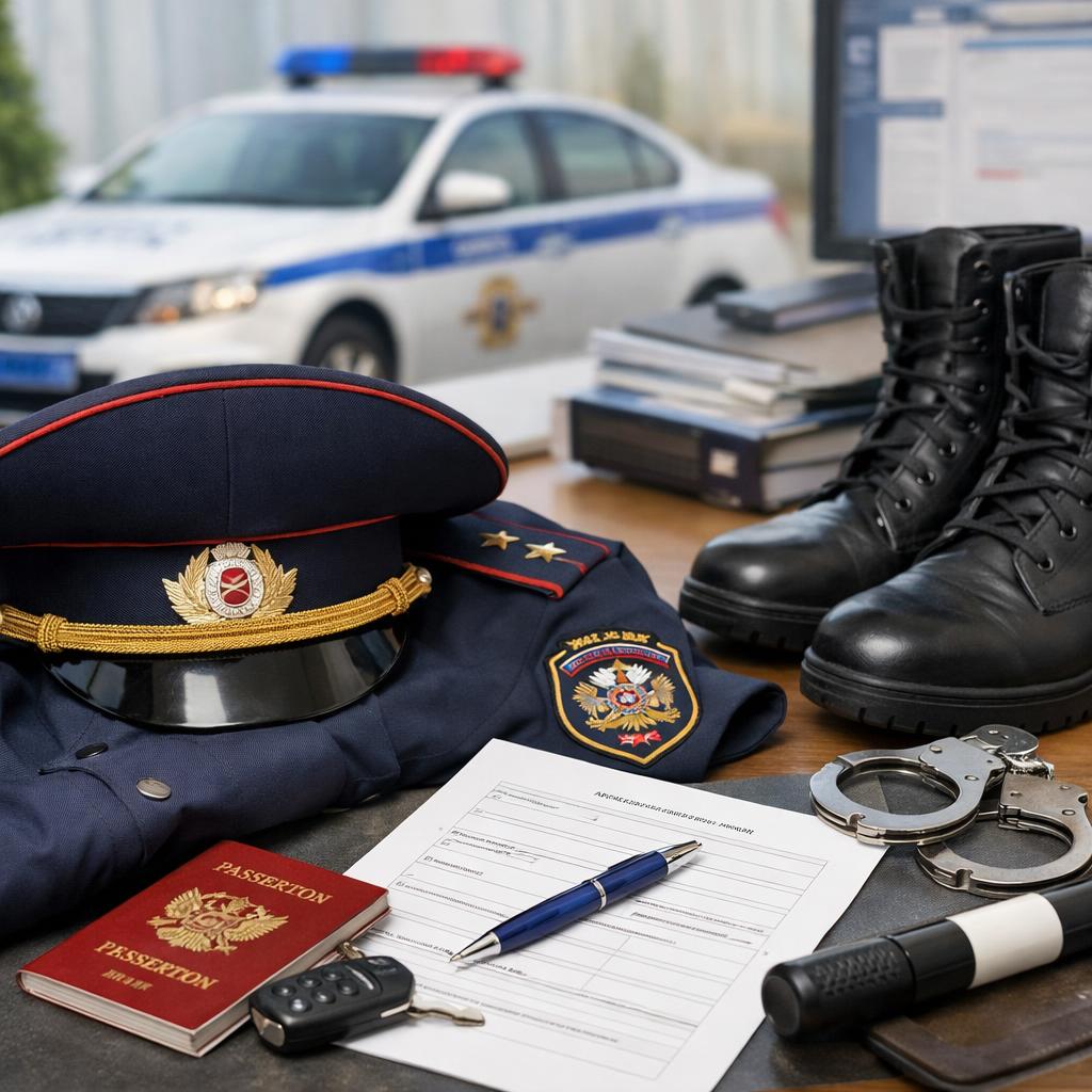 Молодые сотрудники ГИБДД