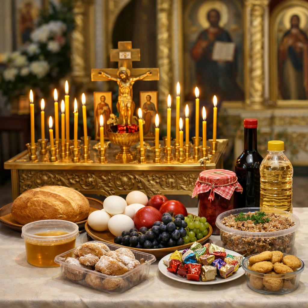 Какие продукты можно приносить на поминальный стол в храм