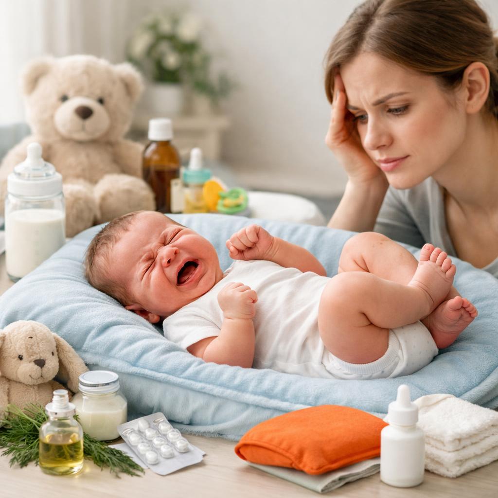 Какие меры предпринять, если начались колики у ребенка?