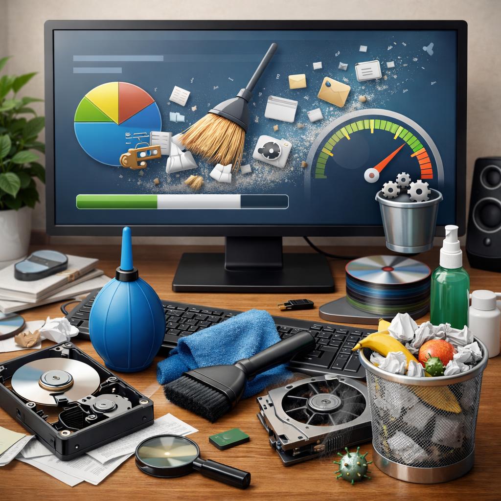 Попробуйте очистить компьютер от лишнего и ускорить его работу