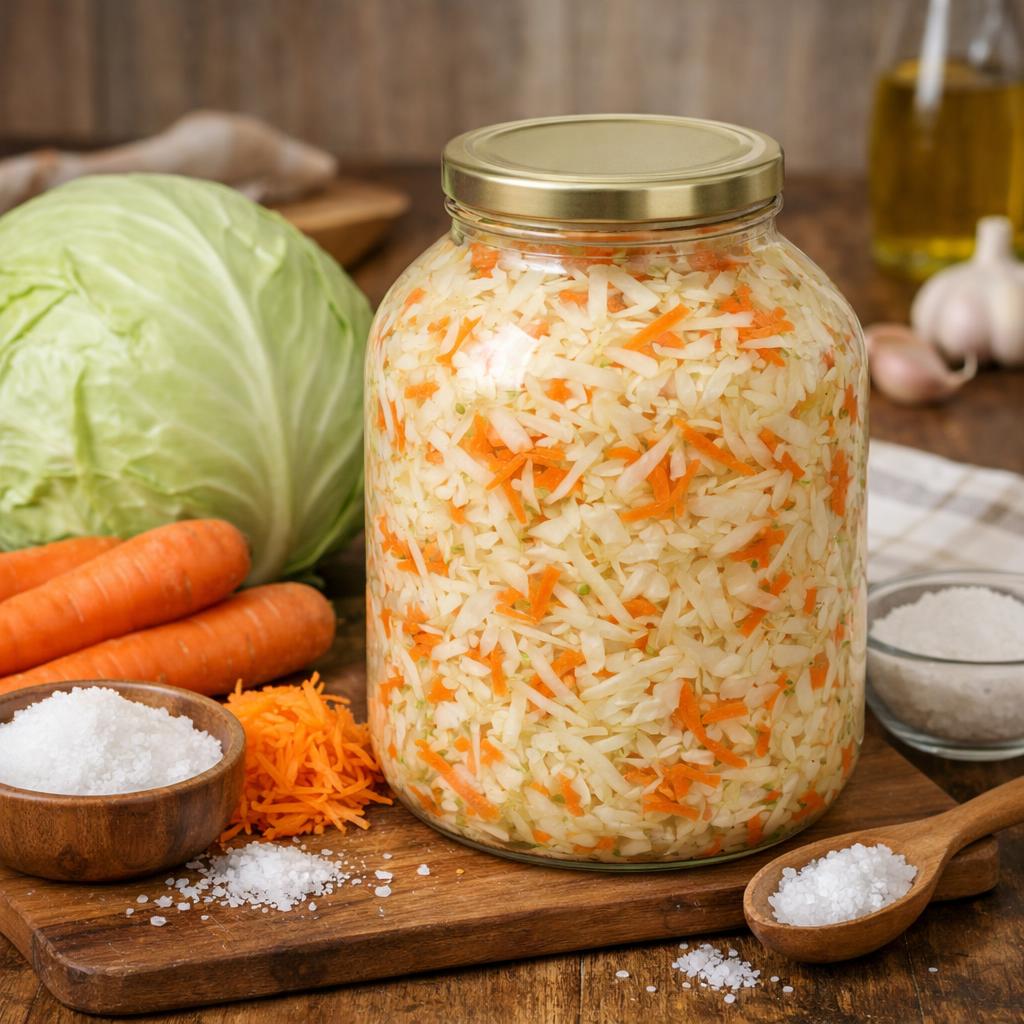 Сколько капусты, моркови и соли надо для квашения в одной 3 л банке