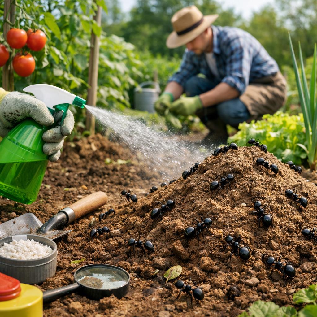 Как избавиться от муравьев на огороде