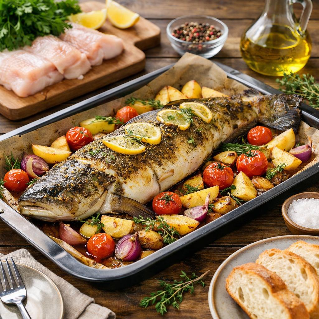 Запекаем налима в духовке