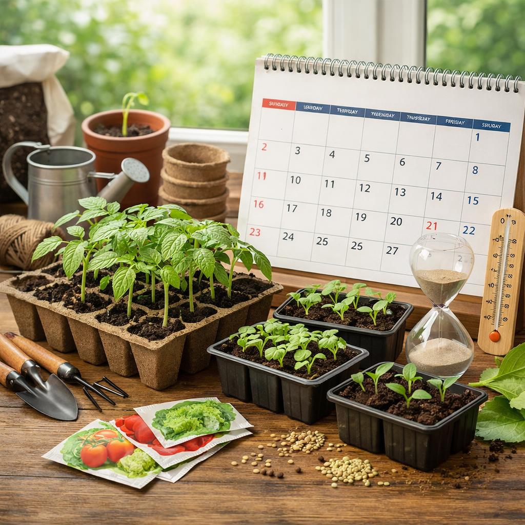 Рассада томата.