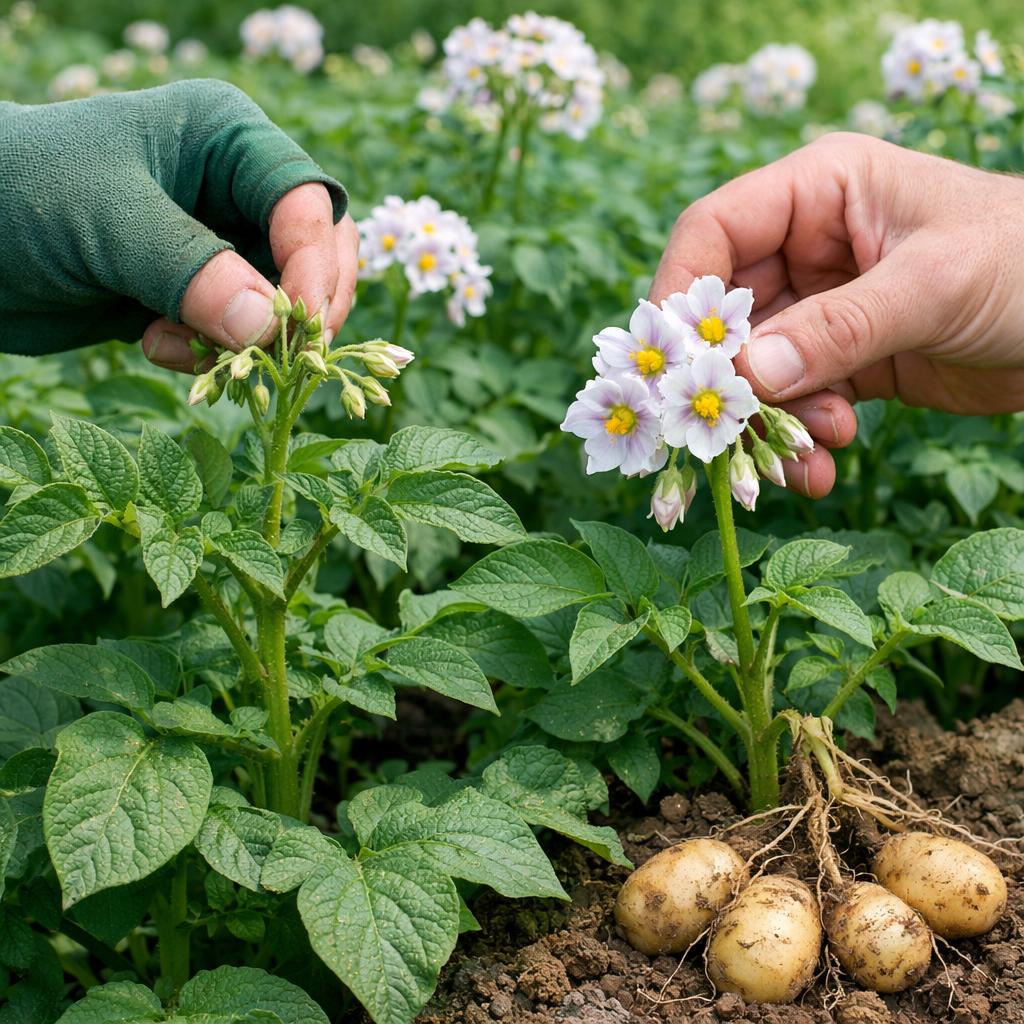 Нужно ли обрабатывать цветки картофеля