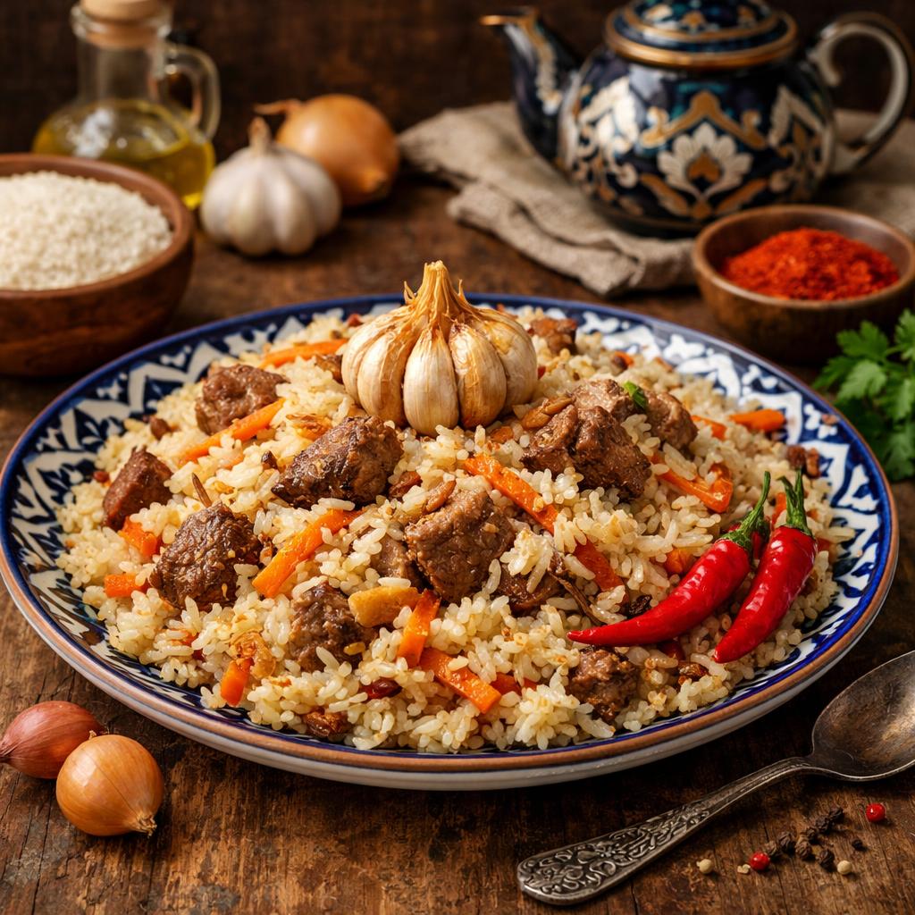 Рассыпчатый рис в плове