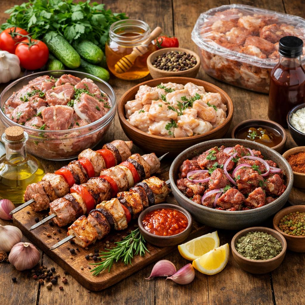 8 самых способов замариновать мясо для шашлыка 8 самых способов замариновать мясо для шашлыка