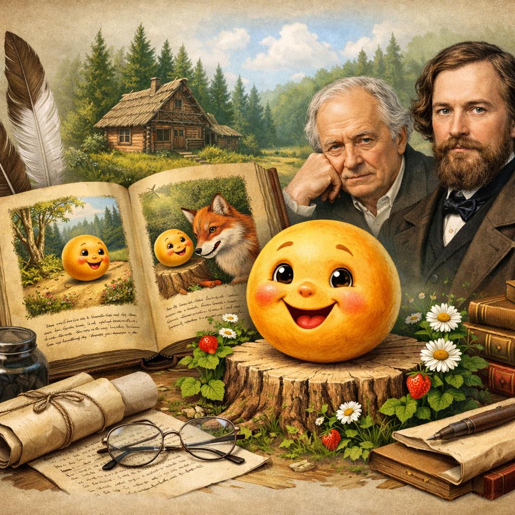 Кто написал сказку «Колобок» Кто написал сказку «Колобок»