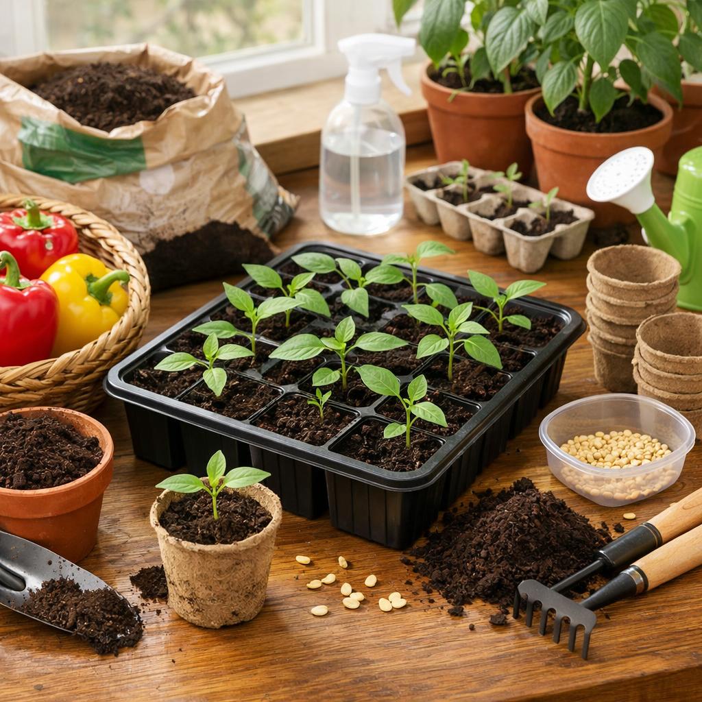 Как посадить перец на рассаду в домашних условиях